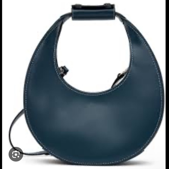 STAUD Mini Moon Bag - Navy - Picture 4 of 4